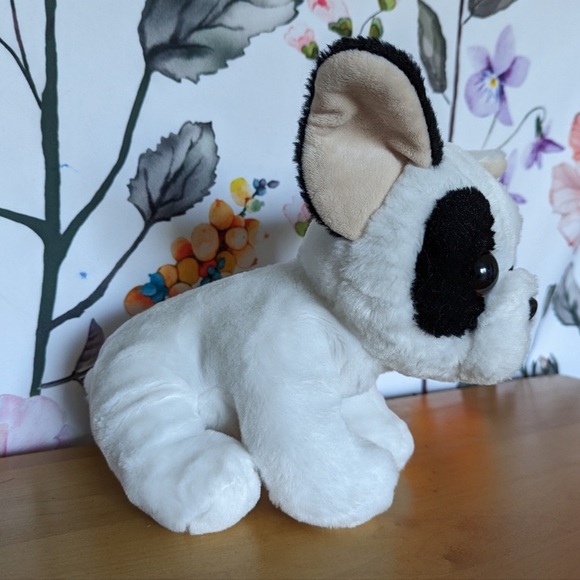 Ty marcel velvety French bulldog 12" Plush dog 100% shell stuffed animal white - Picture 8 of 10